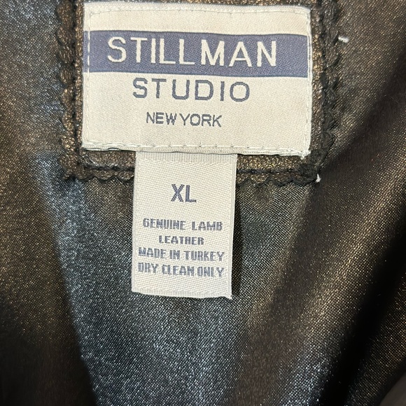 Vintage~STILLMAN Studio, New York. XL Genuine Lamb leather NWT - Picture 12 of 12